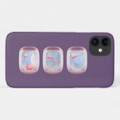 豚がケファンシーース・メイトiPhone Caを飛ぶ場所の飛行 Case-Mate iPhoneケース (裏面(横))