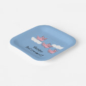 豚が定年を過ごすおもしろいとき ペーパープレート (傾斜あり)