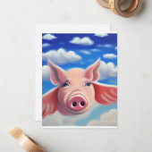 豚が手札を飛ぶ時 ノートカード (正面/裏面インサイチュ)