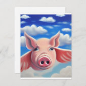 豚が手札を飛ぶ時 ノートカード (正面/裏面)