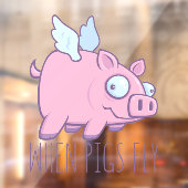 豚が文字 ウィンドウサイン (シート2)