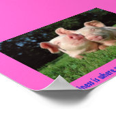 豚が生きる ポスター (角)