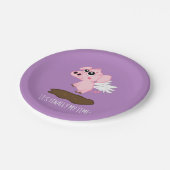 豚が豚の年を飛ぶ時 ペーパープレート (アングル)