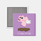 豚が豚の年を飛ぶ時 マグネット (正面/裏面)