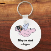 豚が飛ぶとき キーホルダー (正面)