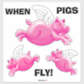 豚が飛ぶとき シール (シート)