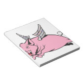 豚が飛ぶとき ノートパッド (アングル)