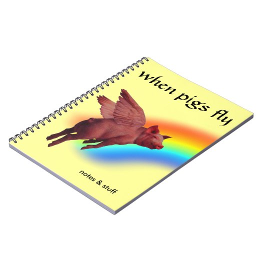 豚が飛ぶとき ノートブック (左側)