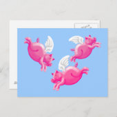 豚が飛ぶとき ポストカード (正面/裏面)