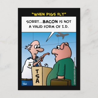 「豚が飛ぶとき」 ポストカード