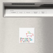 豚が飛ぶとき…マグネット マグネット (インサイチュ (食洗機))