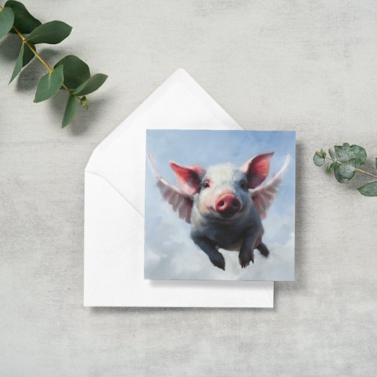 豚が飛ぶとき 招待状