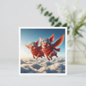 豚が飛ぶとき！飛んでいる豚の招待，達成 招待状 (スタンド正面)