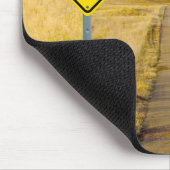 豚が飛ぶように目を上げる マウスパッド (コーナー)