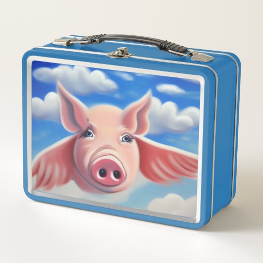 豚が飛ぶ時 メタルランチボックス (正面)