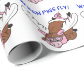 豚が飛ぶ時 ラッピングペーパー (ロールコーナー)