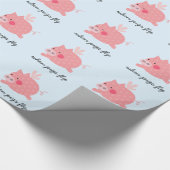 豚が飛ぶ時 ラッピングペーパー (角)