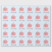 豚が飛ぶ時 ラッピングペーパー (フラット)