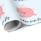 豚が飛ぶ時 ラッピングペーパー (ロールコーナー)