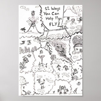 豚が飛ぶ時… 12の道救済道。 ポスター