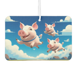 豚が飛ぶ面白い翼のある豚 カーエアーフレッシュナー