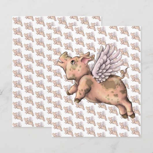 豚が飛ぶ (正面/裏面)