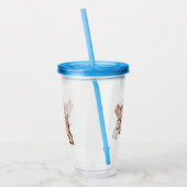 豚が飛ぶ アクリルタンブラー (左)