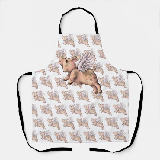 豚が飛ぶ エプロン (正面)