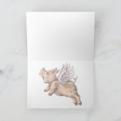 豚が飛ぶ カード (内部)