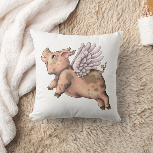 豚が飛ぶ クッション (ブランケット)