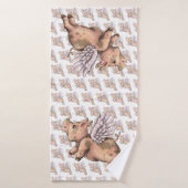 豚が飛ぶ バスタオル (バスタオル)