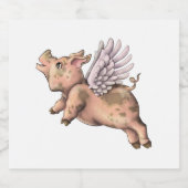 豚が飛ぶ ビールラベル (シングルラベル)