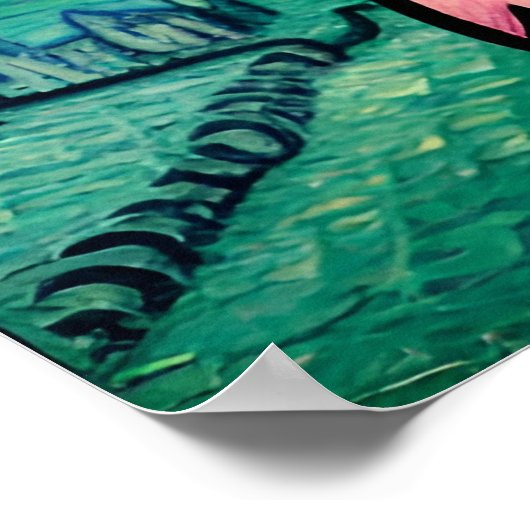 豚が飛ぶ ポスター (角)