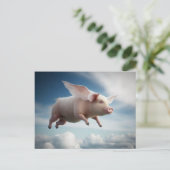 豚が飛ぶ！ ポストカード (スタンド正面)