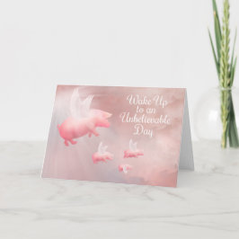 豚が飛ぶ – 信じられないほどのデイカード カード