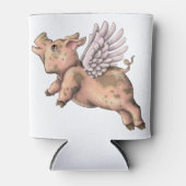 豚が飛ぶ 缶クーラー (正面)