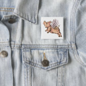 豚が飛ぶ 缶バッジ (インサイチュ)