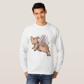 豚が飛ぶ Tシャツ (正面フル)