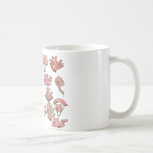 豚が飛べたら コーヒーマグカップ (右)
