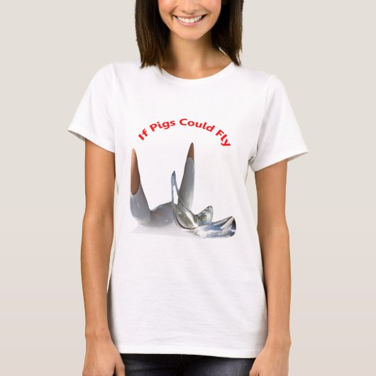 豚が飛べたら Tシャツ (正面)