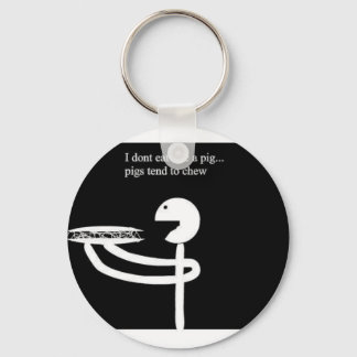 豚が食べ嫌いのシャツ キーホルダー
