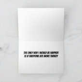 豚さん、感謝祭食べCでトルコをもっと増やすと言う シーズンカード (内部)