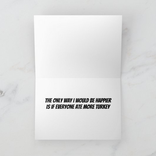 豚さん、感謝祭食べCでトルコをもっと増やすと言う シーズンカード (内部)