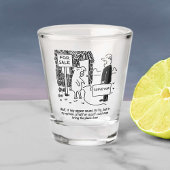 豚さ警告んを藁の家で監視する。 ショットグラス