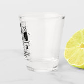 豚さ警告んを藁の家で監視する。 ショットグラス (右)