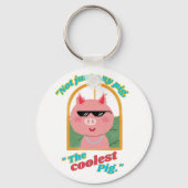 豚だけでなく豚もクール キーホルダー (裏面)