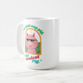 豚だけでなく豚もクール コーヒーマグカップ (正面左)