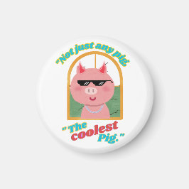 豚だけでなく豚もクール マグネット