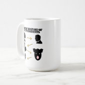 豚としてのトランプ:米国の大統領の短い歴史 コーヒーマグカップ (正面左)