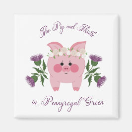 豚とアザミ マグネット